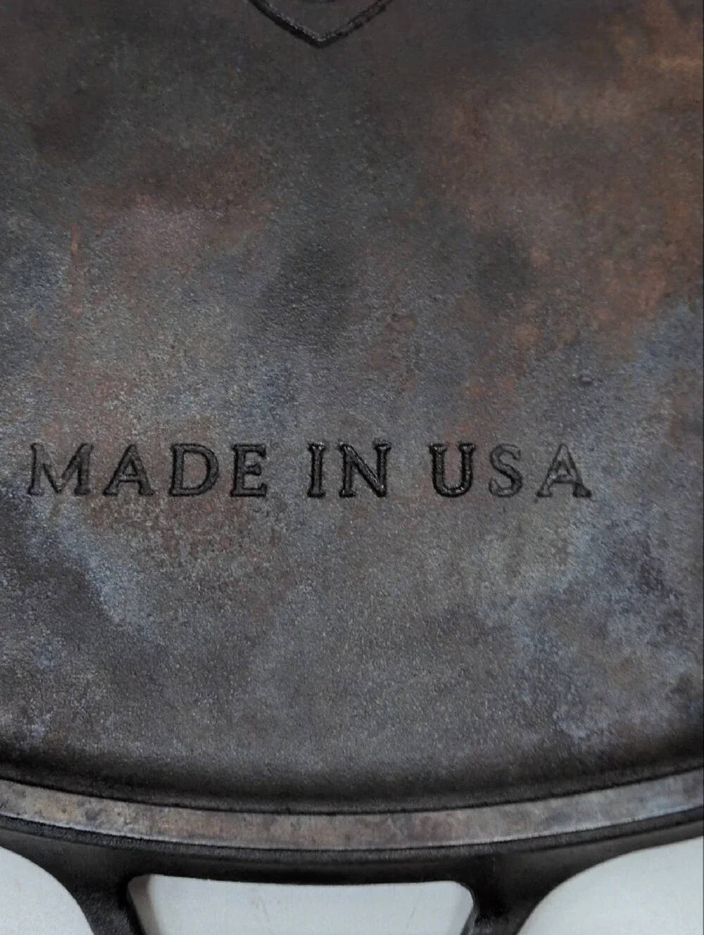 Field Company Long Cast Iron Griddle features a vintage-style .